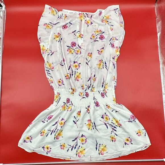 Parker Women's Size Large Primrose Floral Print Flutter Drop Waist Dress NWT - Picture 10 of 13